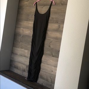 Missguided Slinky Gathered Sides Midi Dress 6 NWOT